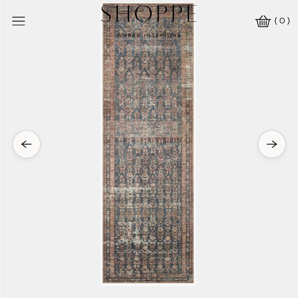 Amber interiors runner.